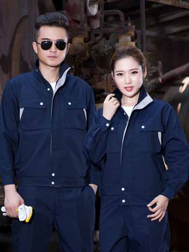 長袖工作服套裝勞保服汽修服車間廠服純棉電焊工裝